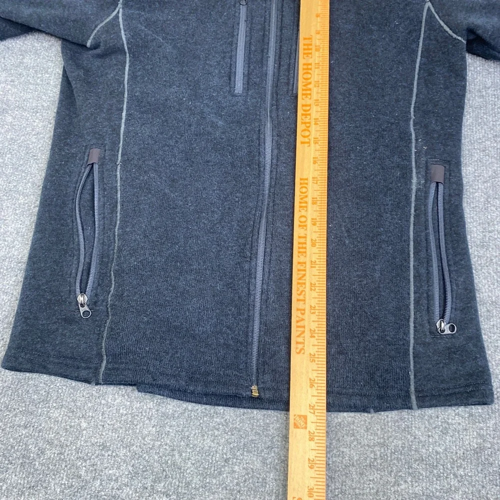 KUHL Interceptr Full Zip Fleece Jacket Blue Heather 3183 Mens Large